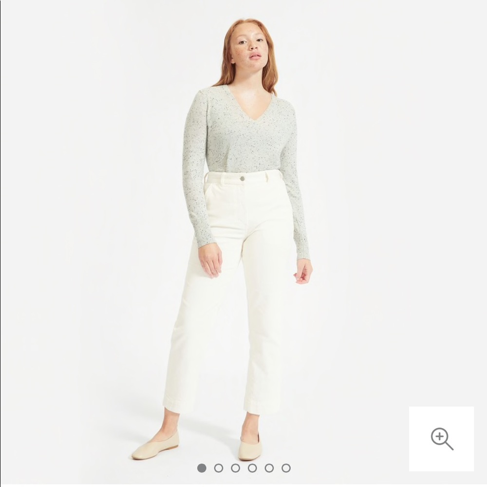 Everlane v neck cashmere sweater